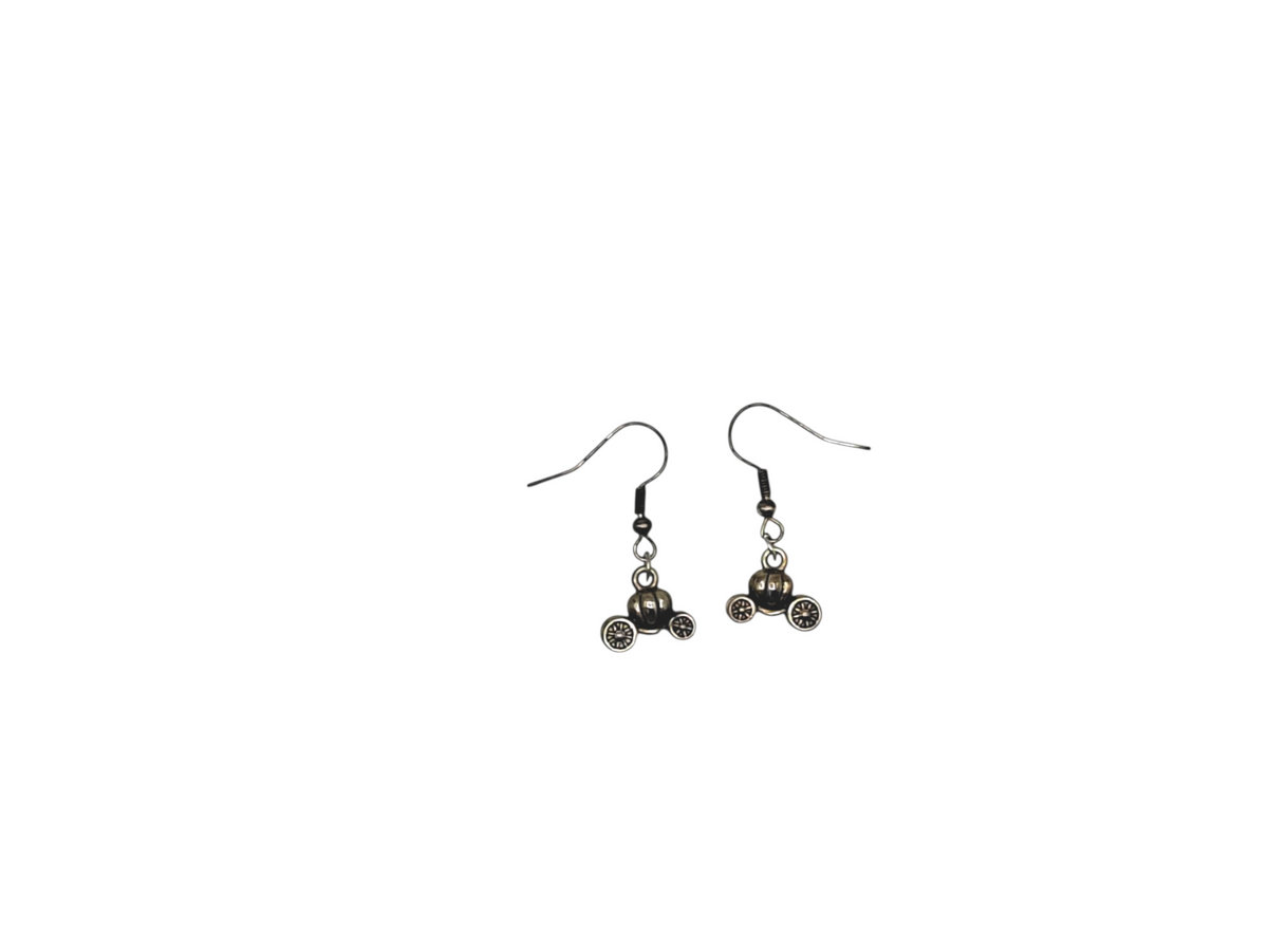 Boucles d’oreilles Carrosse de Cendrillon – Disney – Inox argenté – Created Artisan