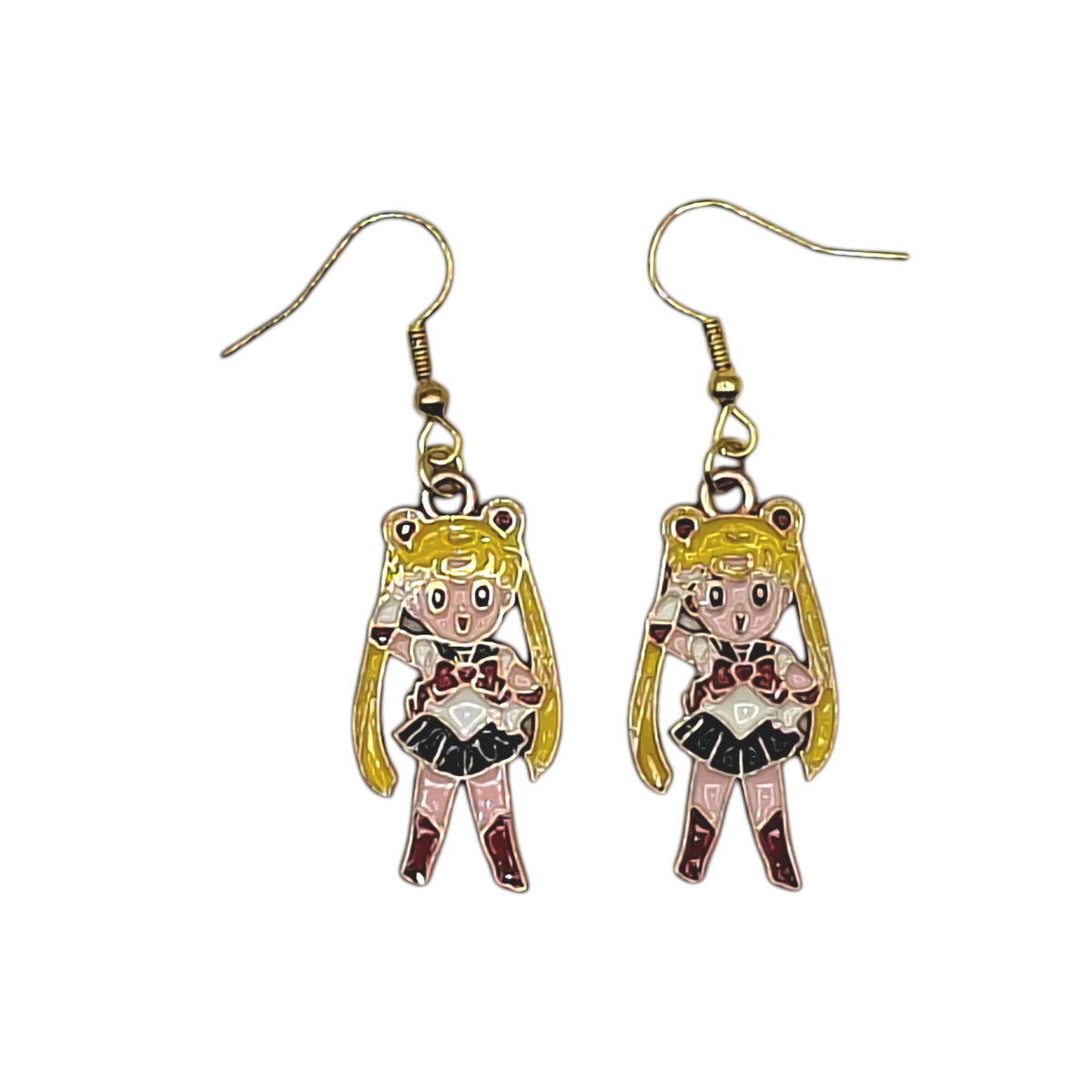 Boucles d’oreilles Sailor Moon – Chibi – Inox doré – Created Artisan