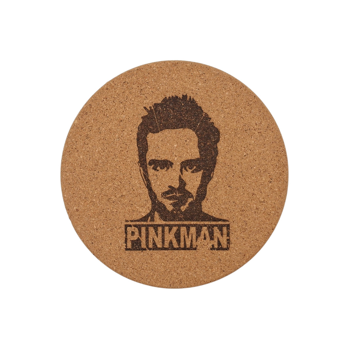 Sous-plat en liège gravé – Jesse Pinkman – Breaking Bad – Created Artisan