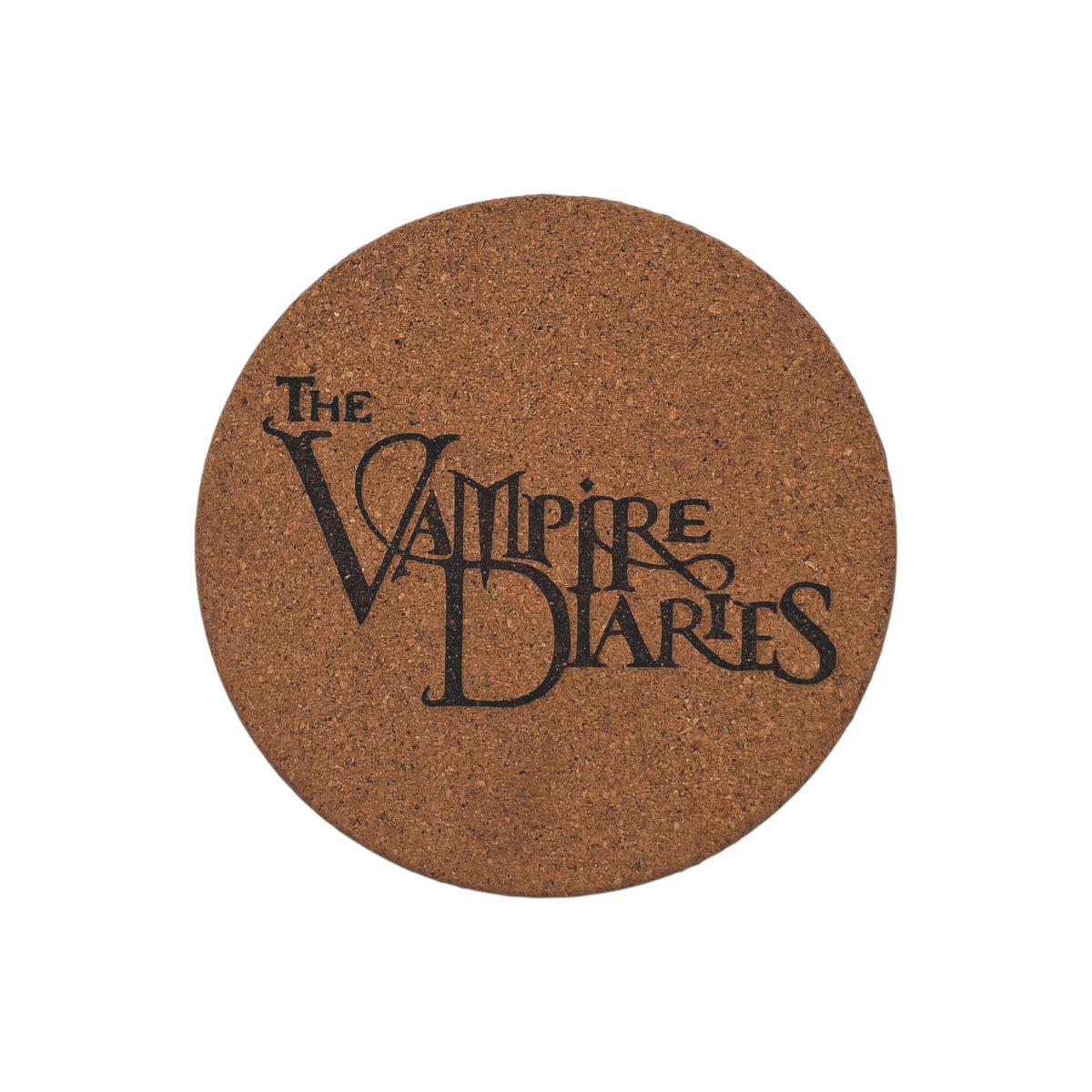 Sous-plat en liège gravé – The Vampire Diaries – Created Artisan