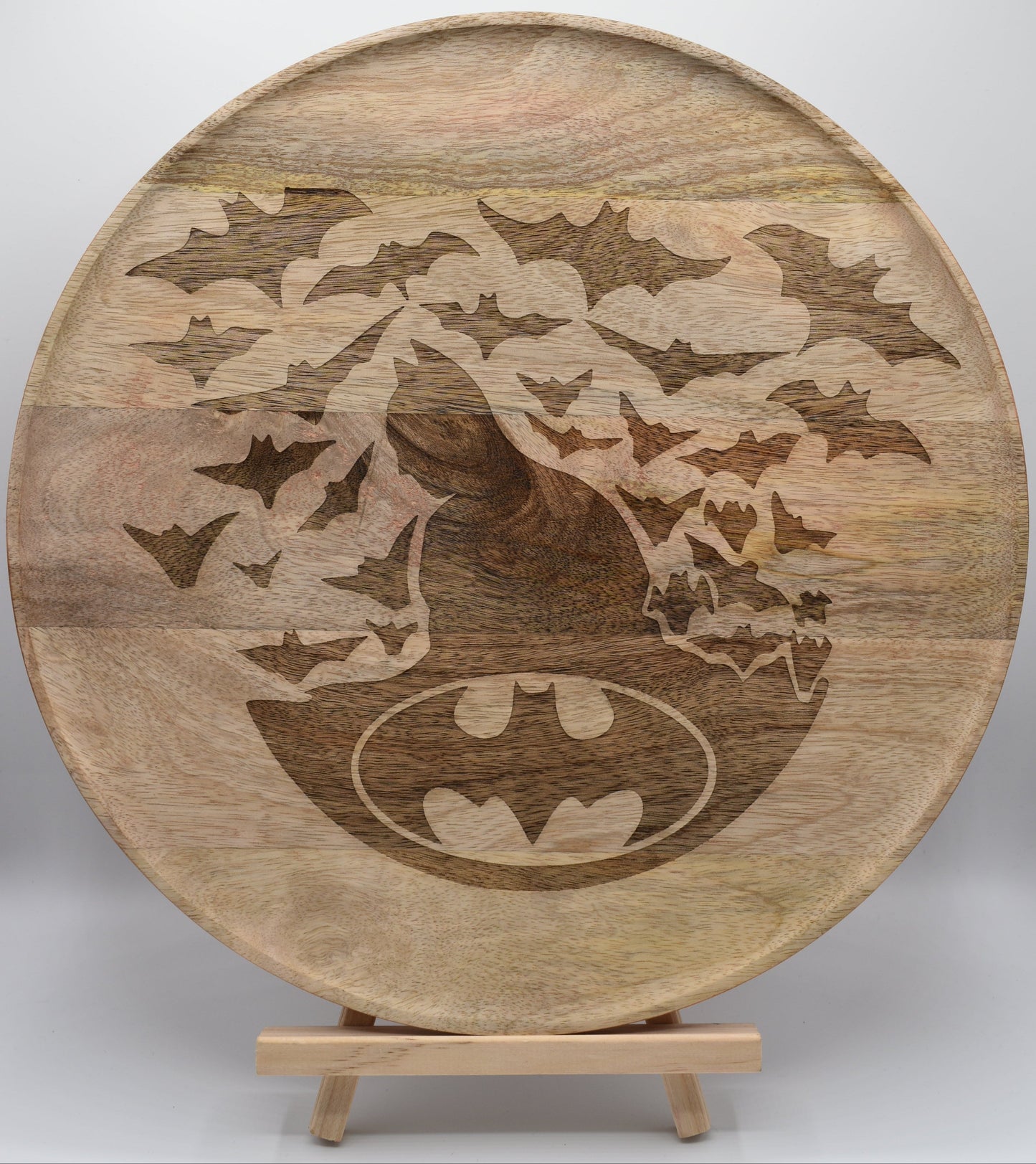 Plateau en bois gravé - Batman