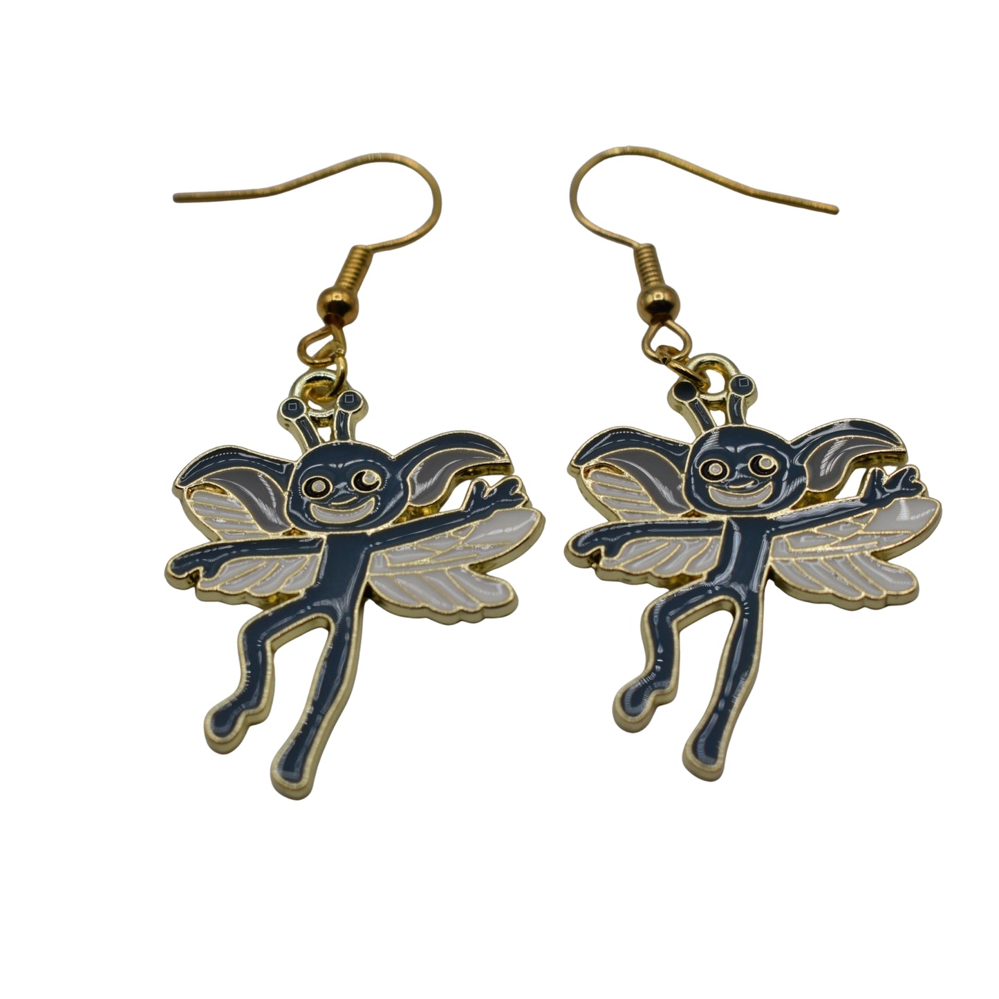 Boucles d’oreilles créature ailée – Inspiration fantasy – Acier inoxydable