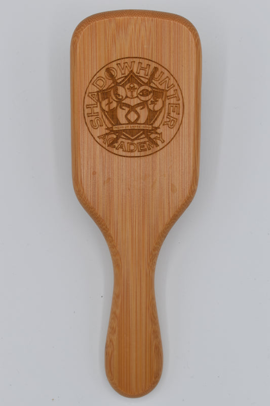 Brosse en bois gravée "Shadow"