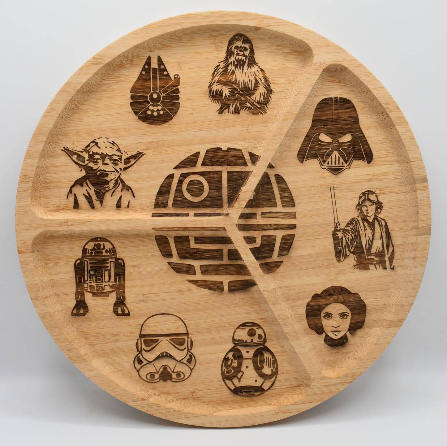 Plateau apéro bois 30 cm Star Wars