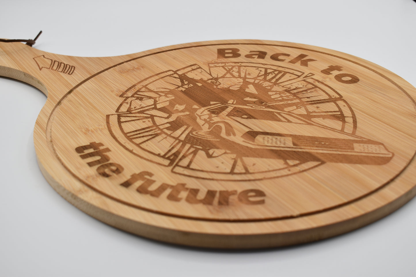 Planche à pizza en bois gravée – Back to the Future