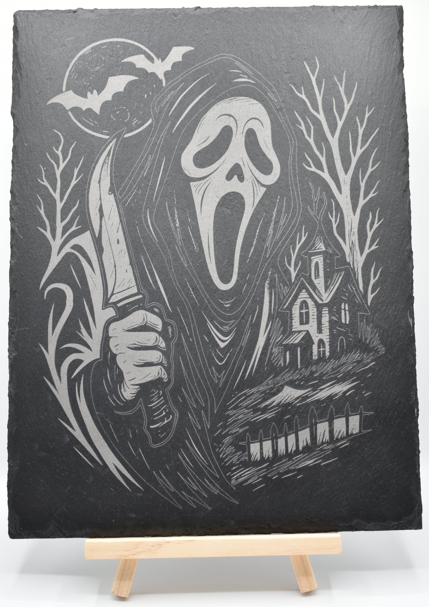 Ardoise décorative Ghost Masque Horreur 40x30 cm