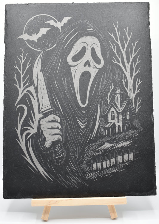 Ardoise décorative Ghost Masque Horreur 40x30 cm