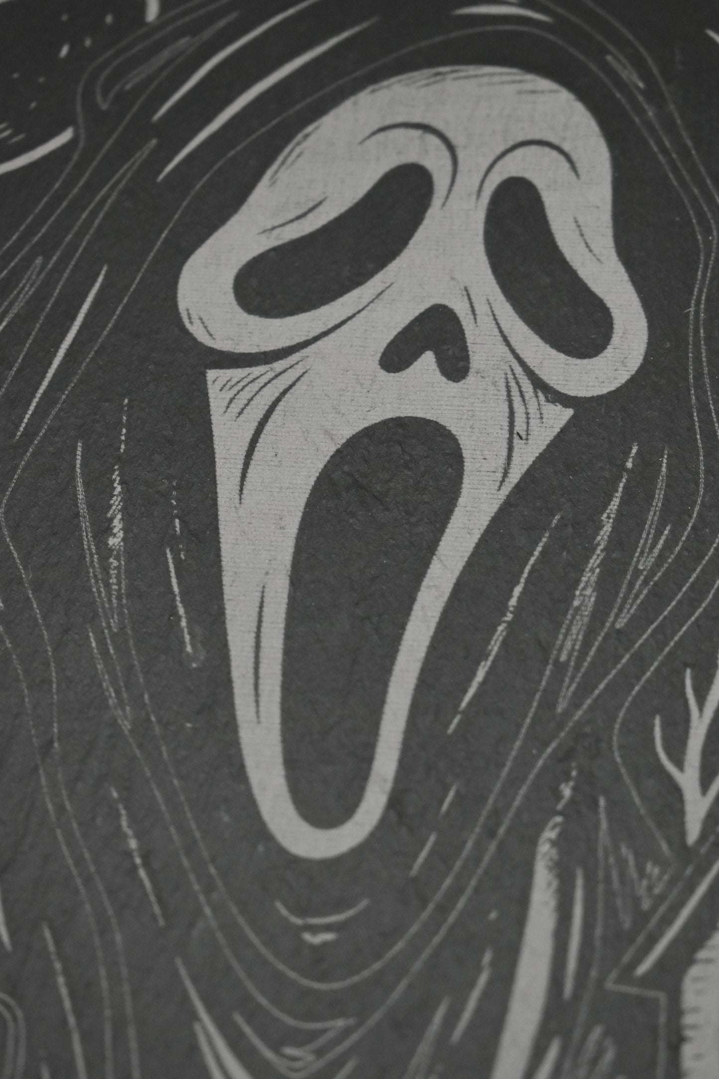 Ardoise décorative Ghost Masque Horreur 40x30 cm