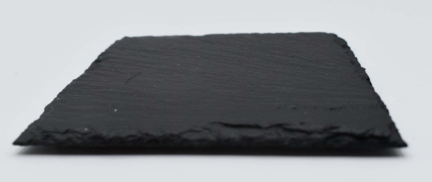 🪨 Sous-verre en ardoise personnalisable – 9 x 9 cm