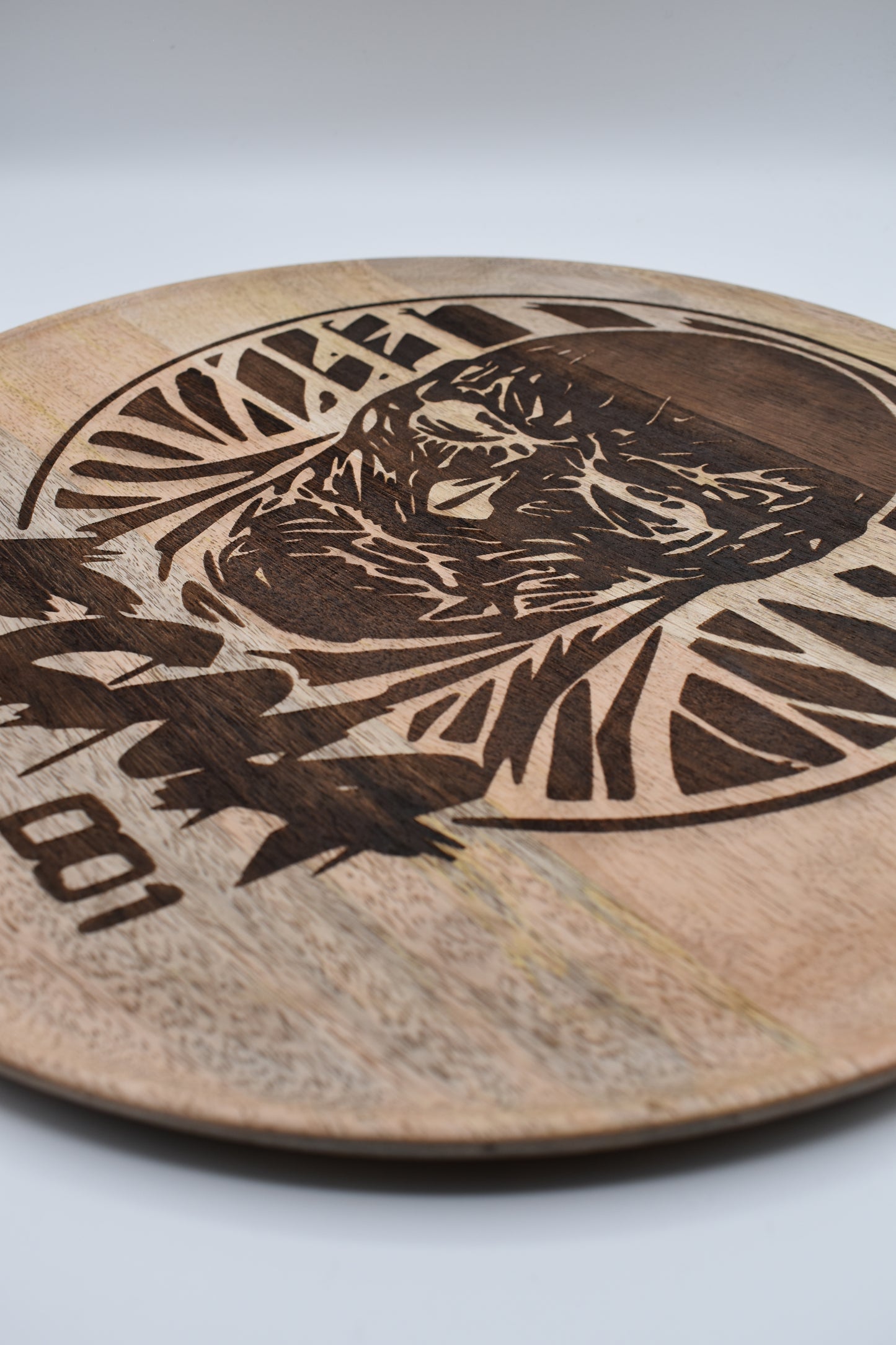 Plateau en bois gravé Stranger Things Vecna