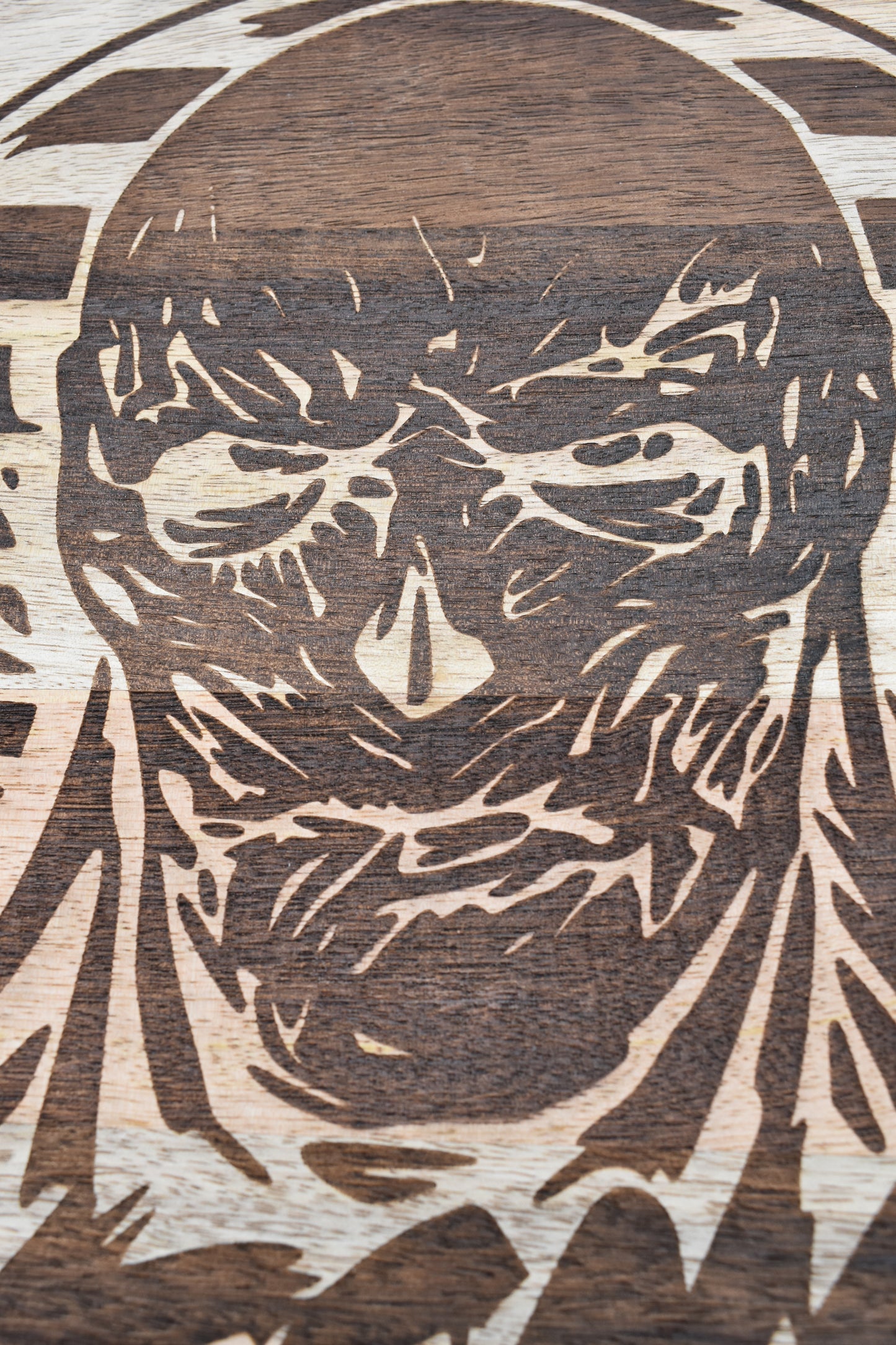 Plateau en bois gravé Stranger Things Vecna
