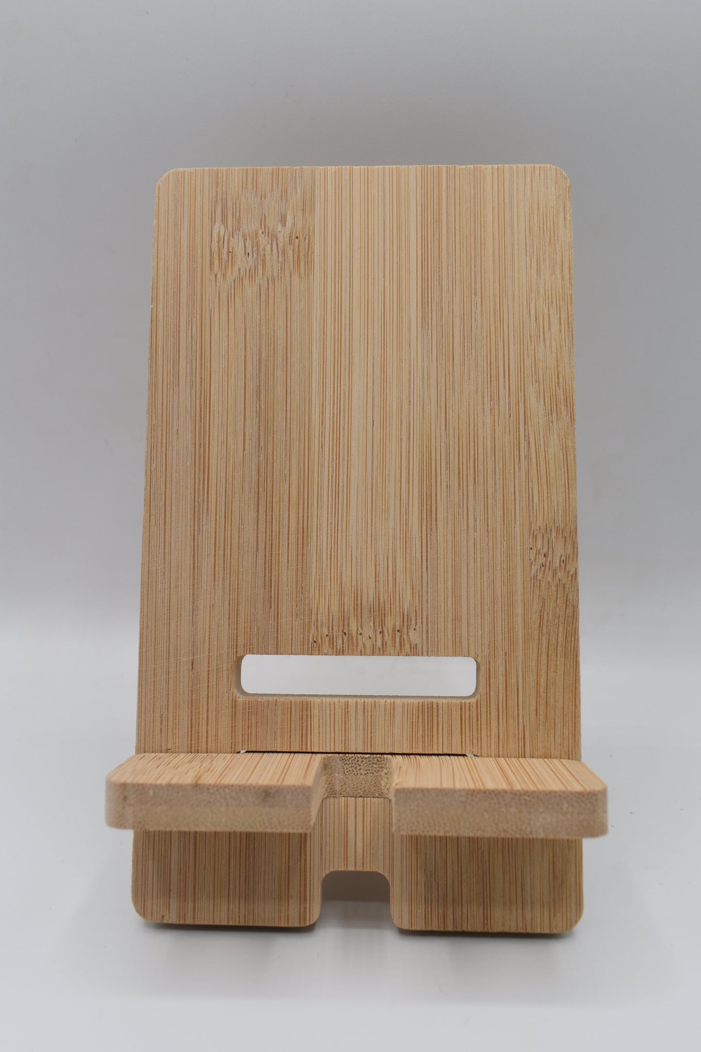 Support smartphone en bois personnalisable – 14 x 8 cm