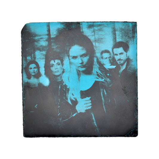 Ardoise murale couleur Once Upon a Time avec les personnages – Created Artisan