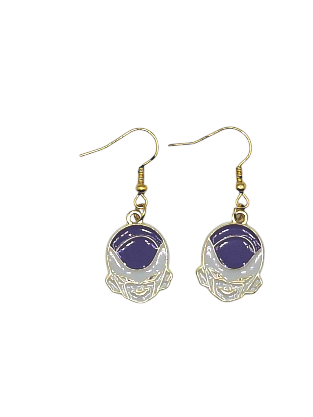 Boucles d’oreilles Freezer – Portrait – Dragon Ball – Inox doré – Created Artisan
