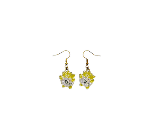 Boucles d’oreilles Togepi – Pokémon – Inox doré – Created Artisan