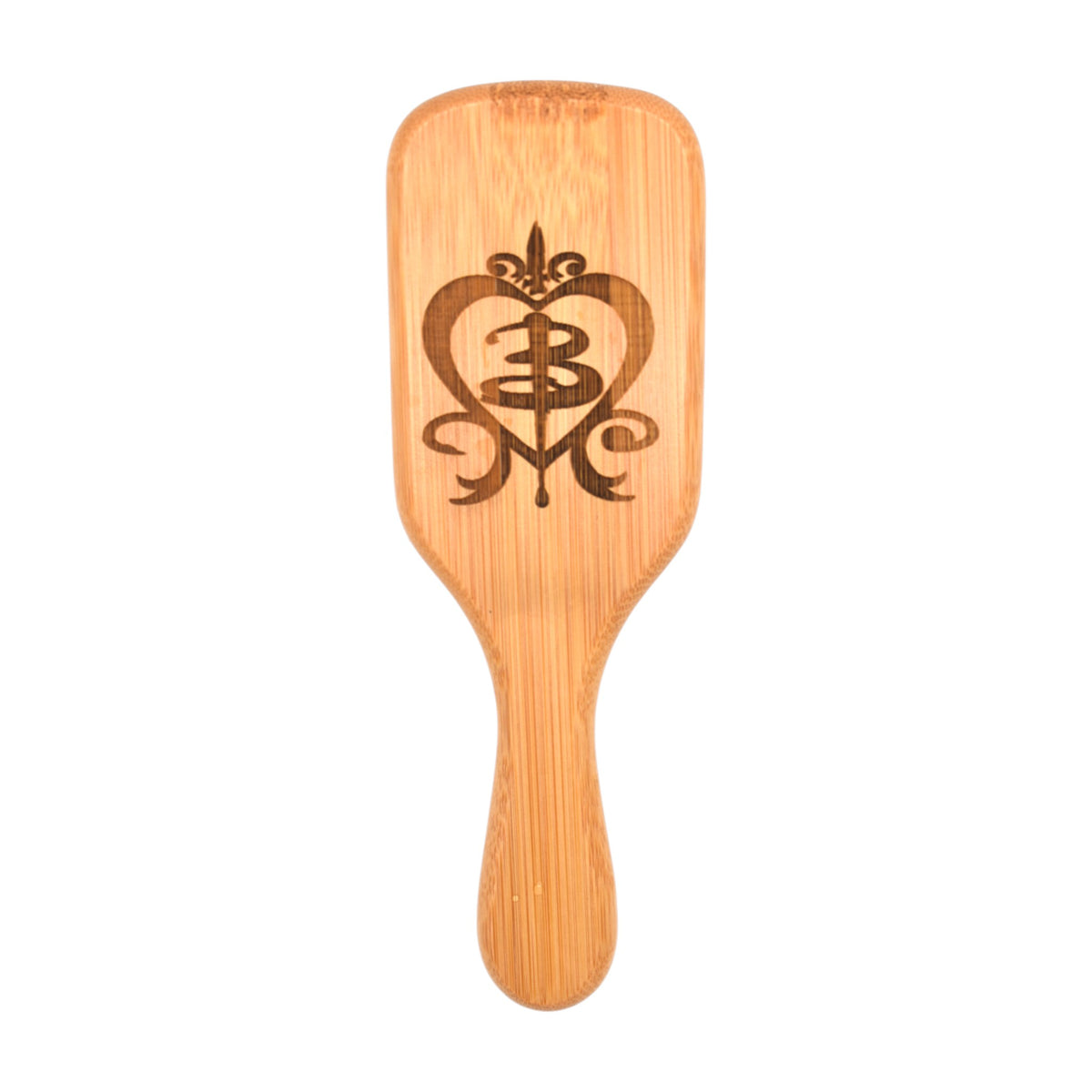 Brosse à cheveux en bois gravée inspirée de Buffy contre les vampires
