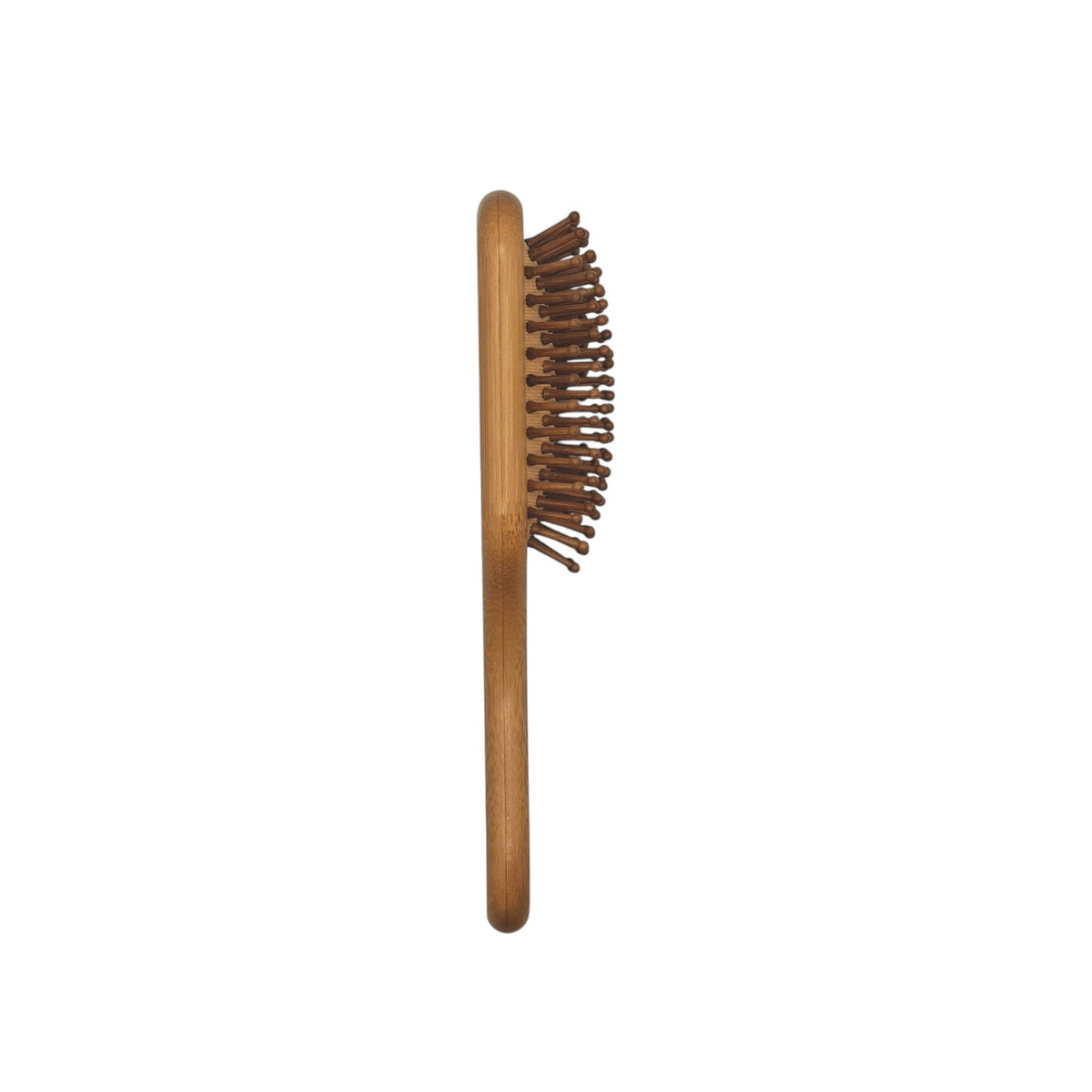 Brosse à cheveux en bambou vierge personnalisable – vue de côté