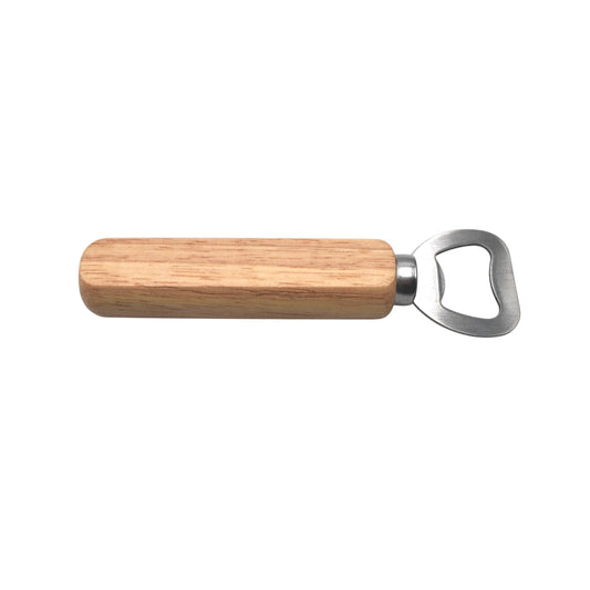 Décapsuleur en bois vierge personnalisable – vue du produit