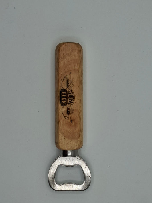 Décapsuleur en bois gravé inspiré de Friends - Central Perk