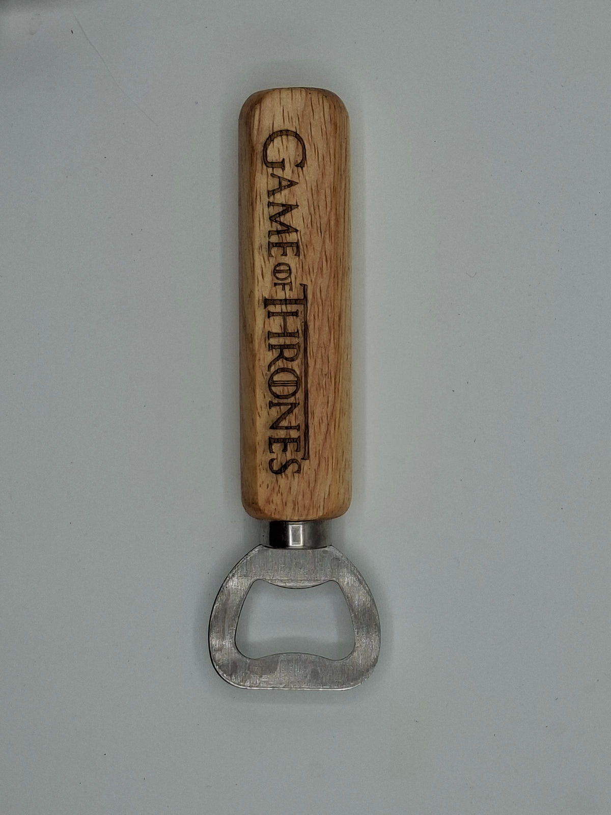 Décapsuleur en bois gravé inspiré de Game of Thrones