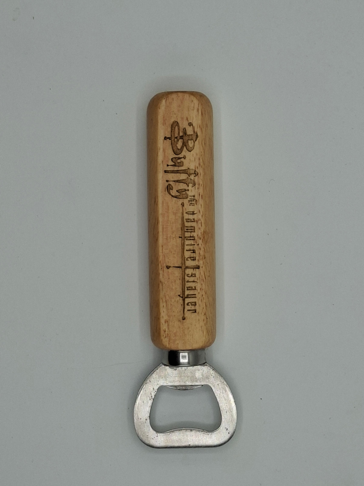 Décapsuleur en bois gravé inspiré de Harry Potter