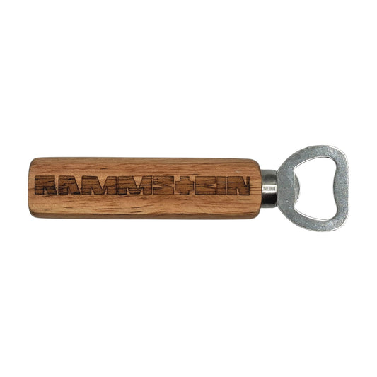 Décapsuleur en bois gravé inspiré de Rammstein