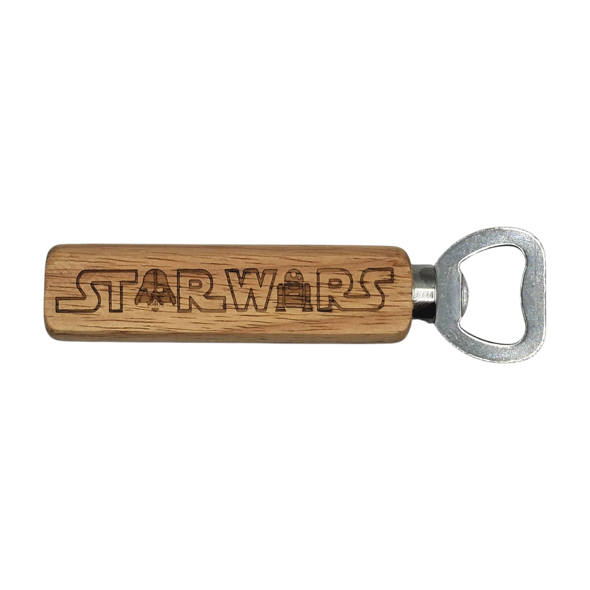 Décapsuleur en bois gravé inspiré de Star Wars