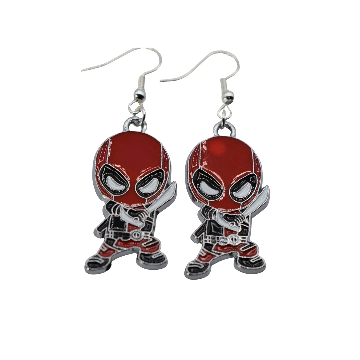 Boucles d’oreilles Deadpool chibi – Inspiration super-héros | Inox