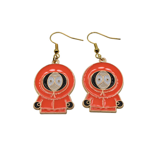 Boucles d’oreilles inspirées de Kenny – Style cartoon