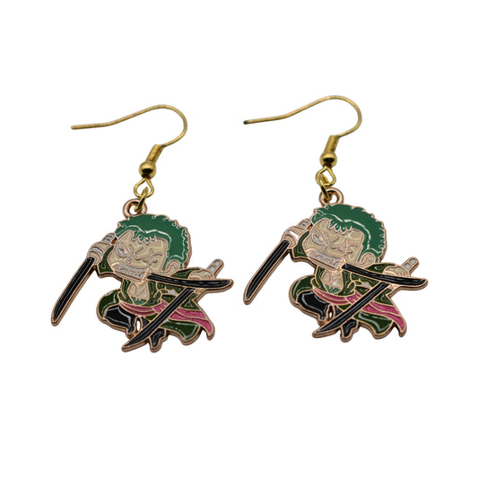 Boucles d’oreilles guerrier sabreur