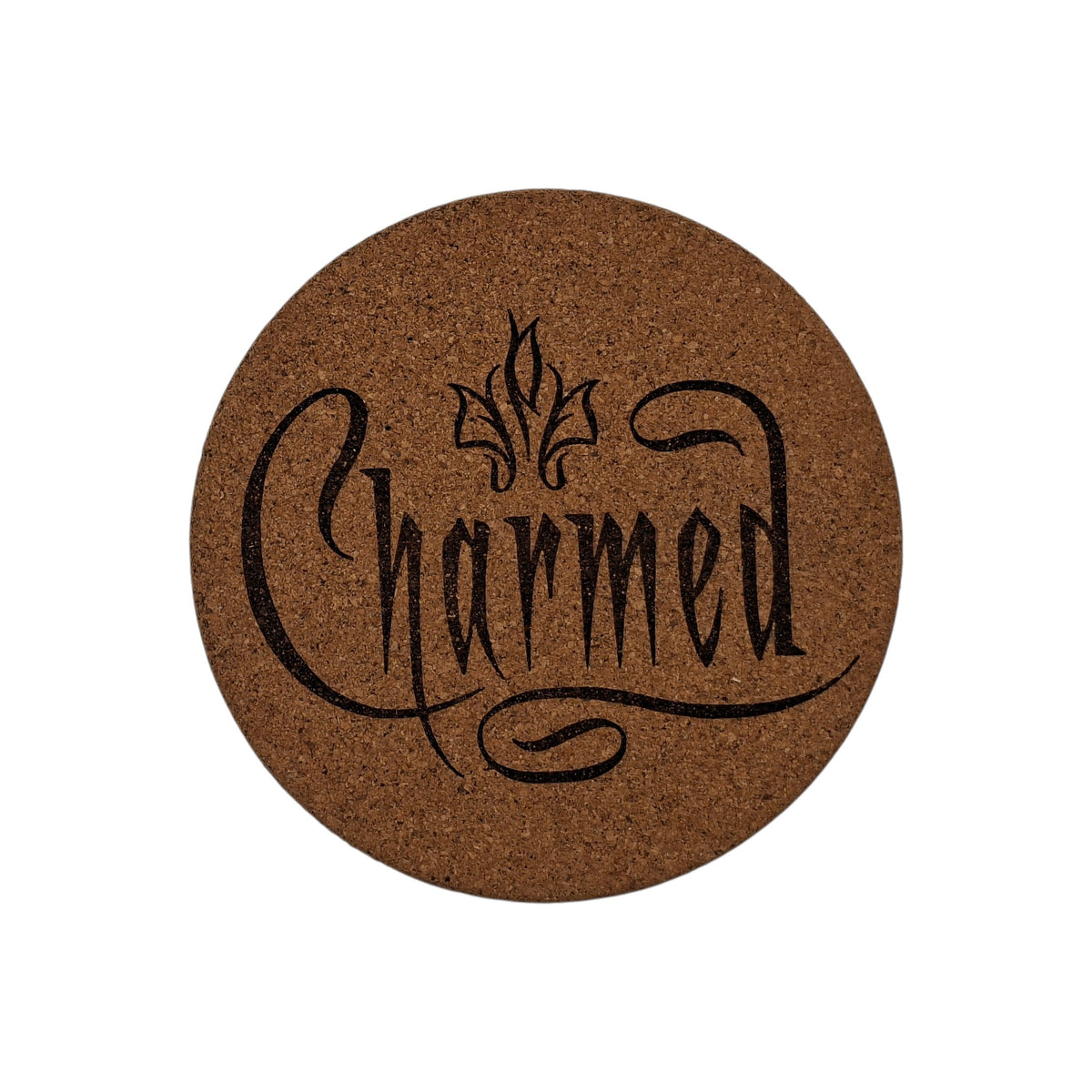 Sous-plat en liège gravé – Charmed – Created Artisan