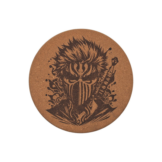 Sous-plat en liège gravé – Naruto – Created Artisan