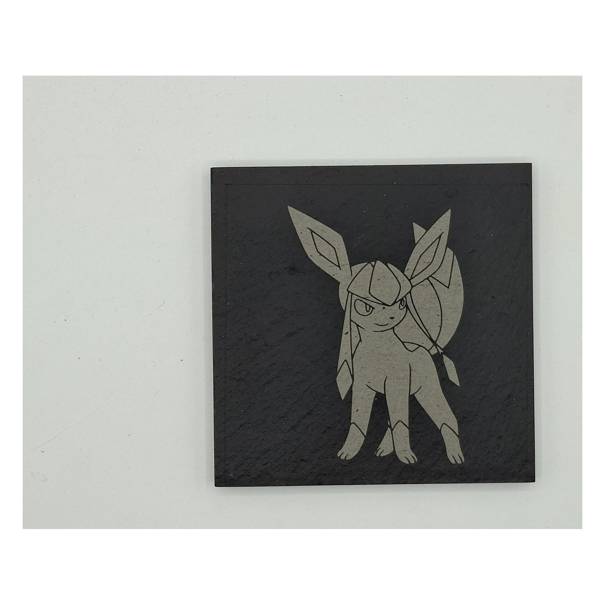 Sous-verre carré en ardoise gravée – Pokémon – Givrali