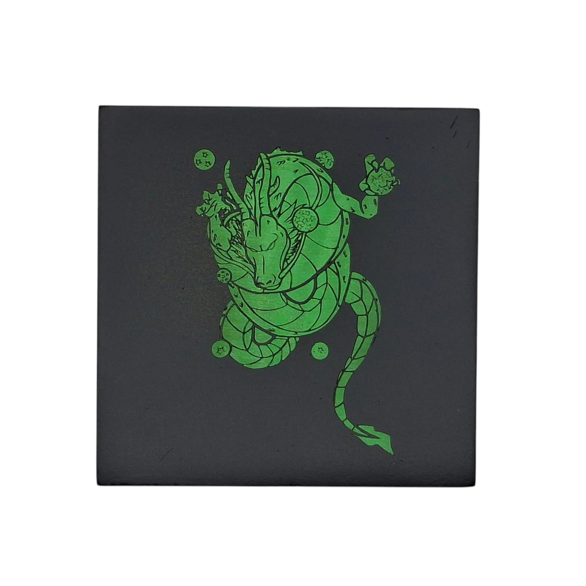 Sous-verre carré en ardoise couleur – Dragon Ball Z – Shenron