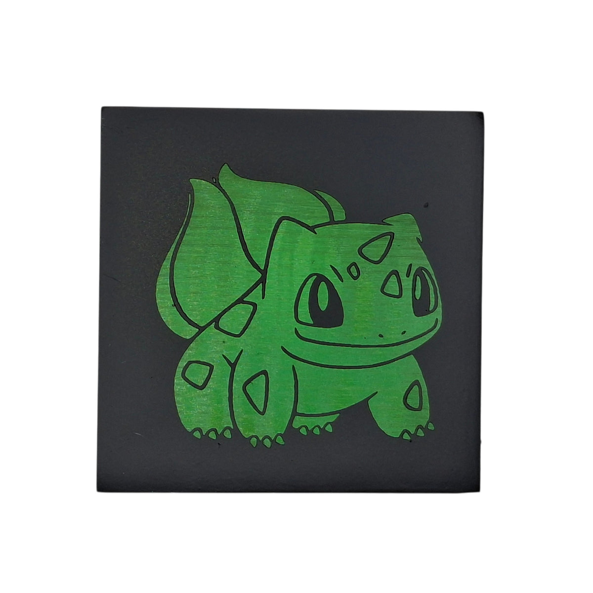 Sous-verre carré en ardoise couleur – Pokémon – Bulbizarre